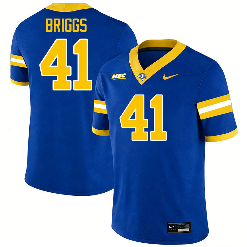 New Haven Chargers #41 Irv Briggs College Football Jerseys,Uniforms Stitched-Blue